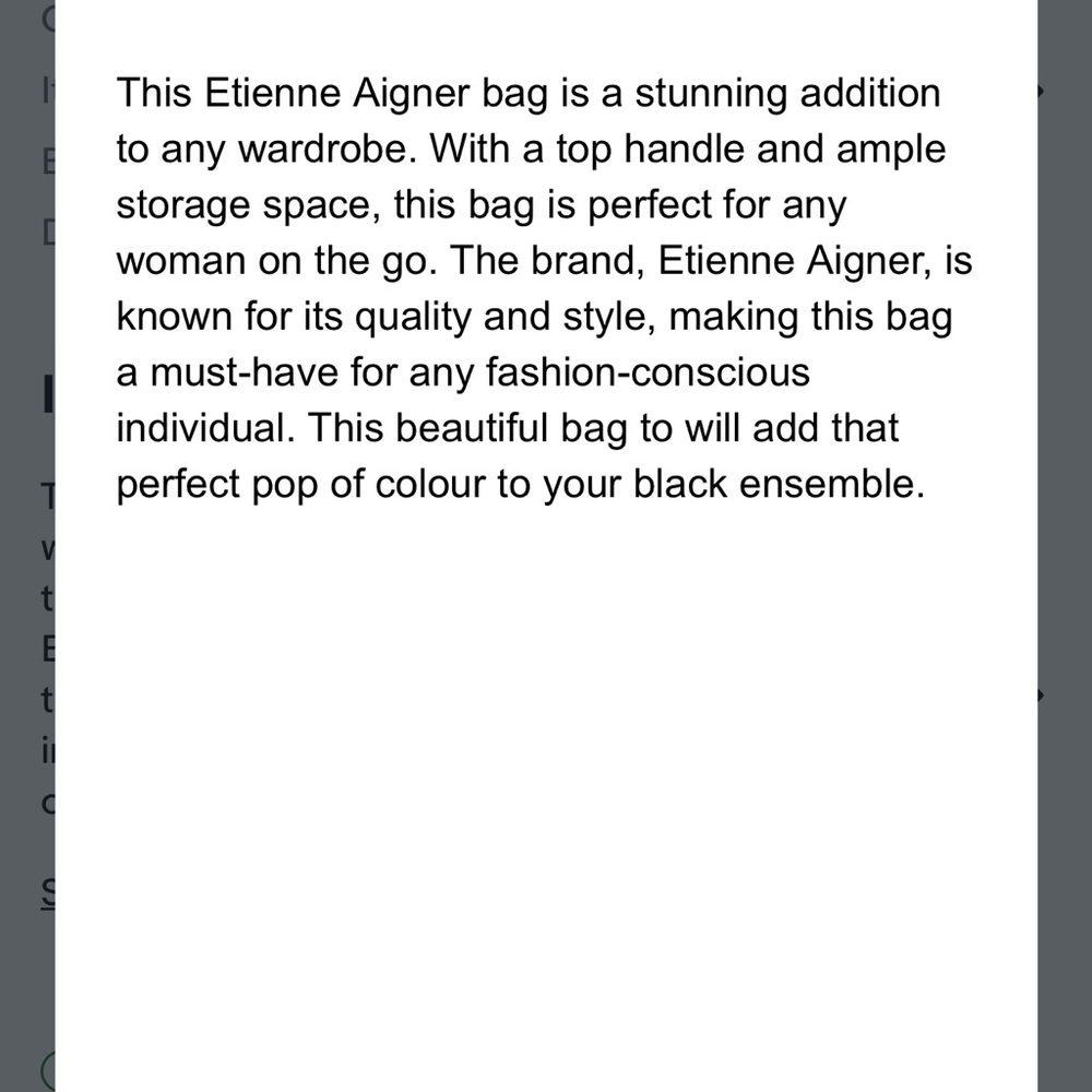 Etienne Aigner Crossbody - Picture 8 of 16